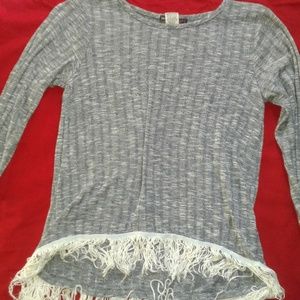 soft grey long sleeve